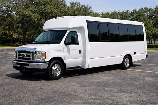 18-passenger minibus available for charter in Daytona Beach, FL